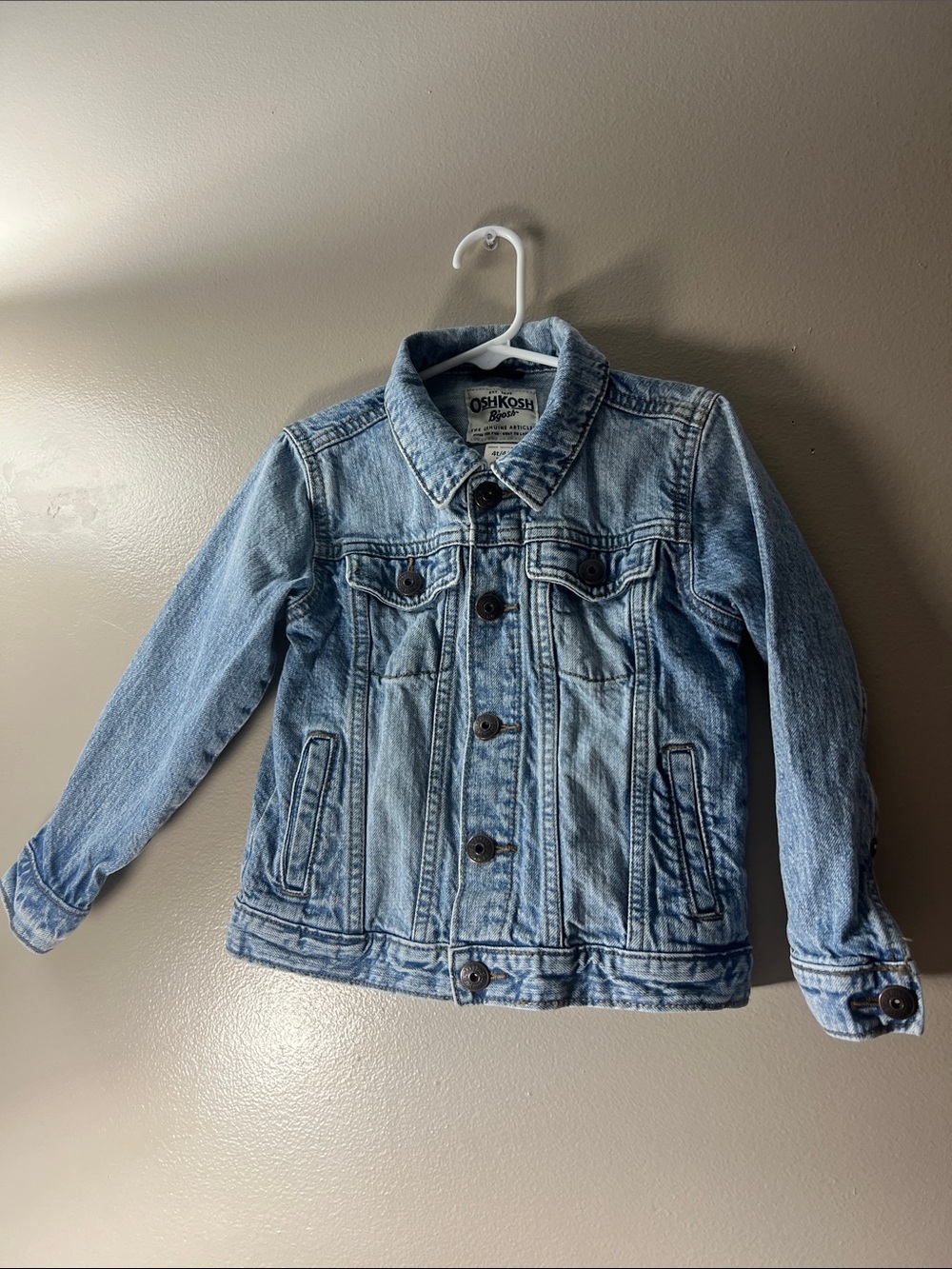 OshKosh B'gosh Classic Light Wash Kids Denim Jacket